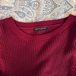 NWOT Berry Knit Sweater